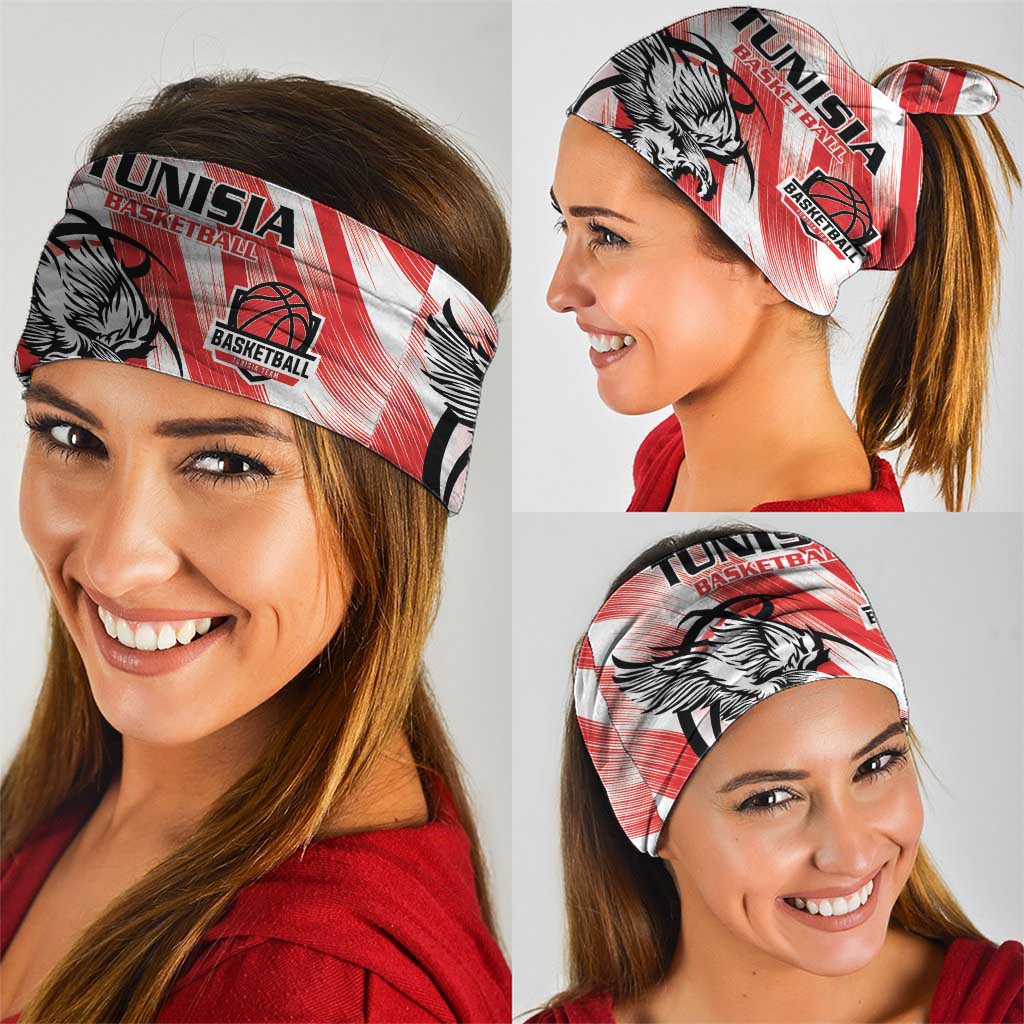 Tunisia Basketball Neck Gaiter Go Eagles of Carthage LT15