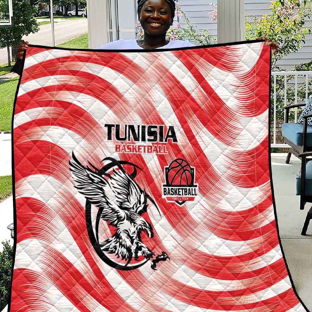 Afro Basketball Tunisia Quilt Go Eagles of Carthage LT15