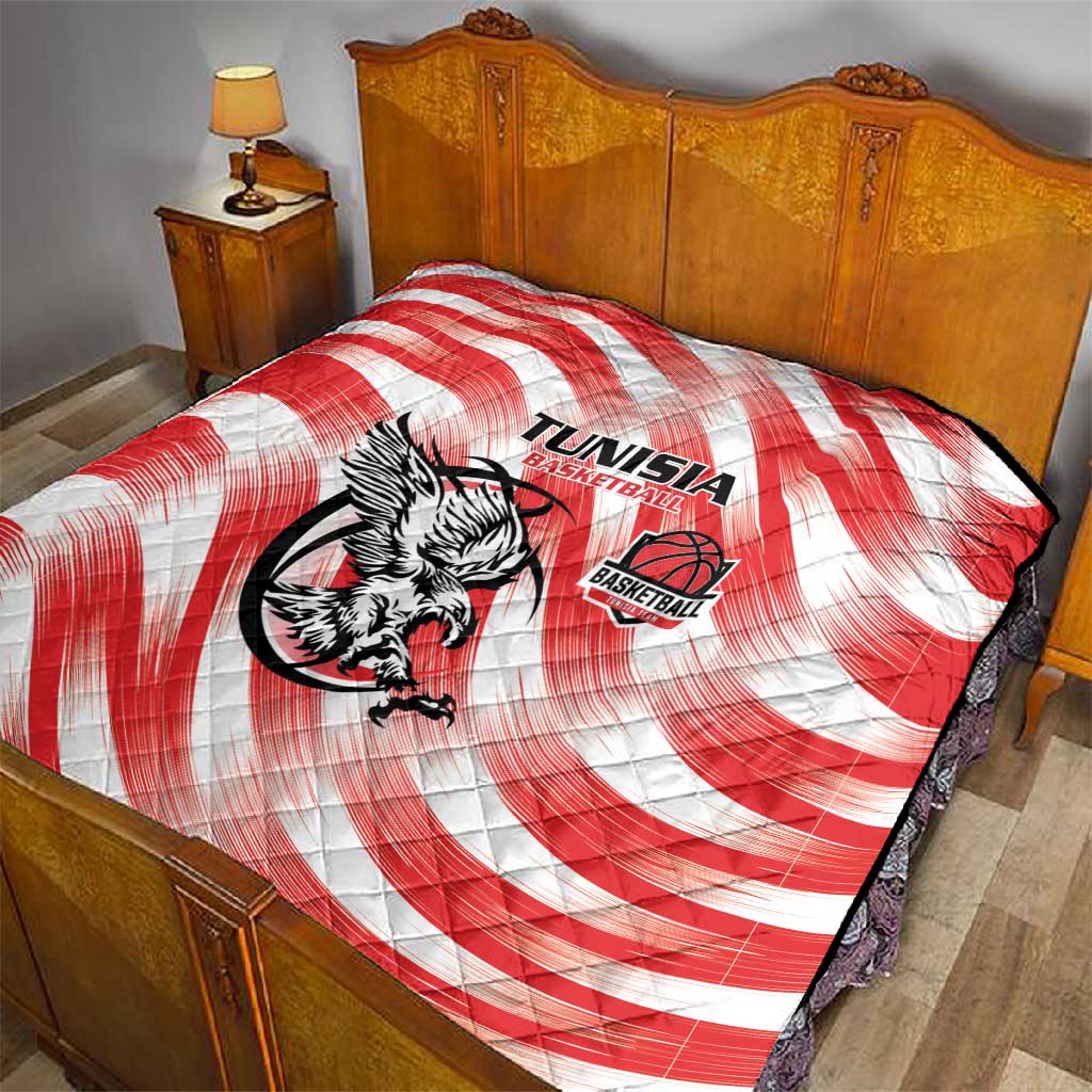Afro Basketball Tunisia Quilt Go Eagles of Carthage LT15