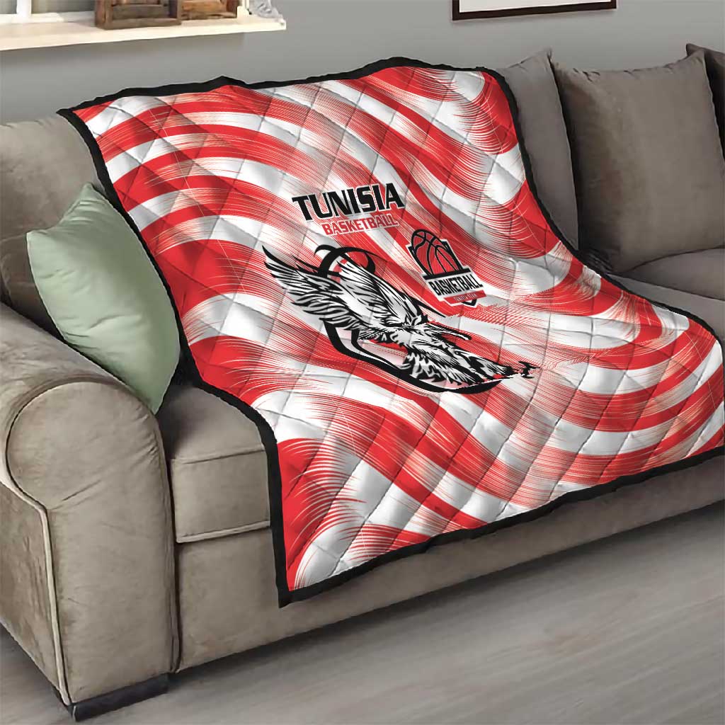 Afro Basketball Tunisia Quilt Go Eagles of Carthage LT15