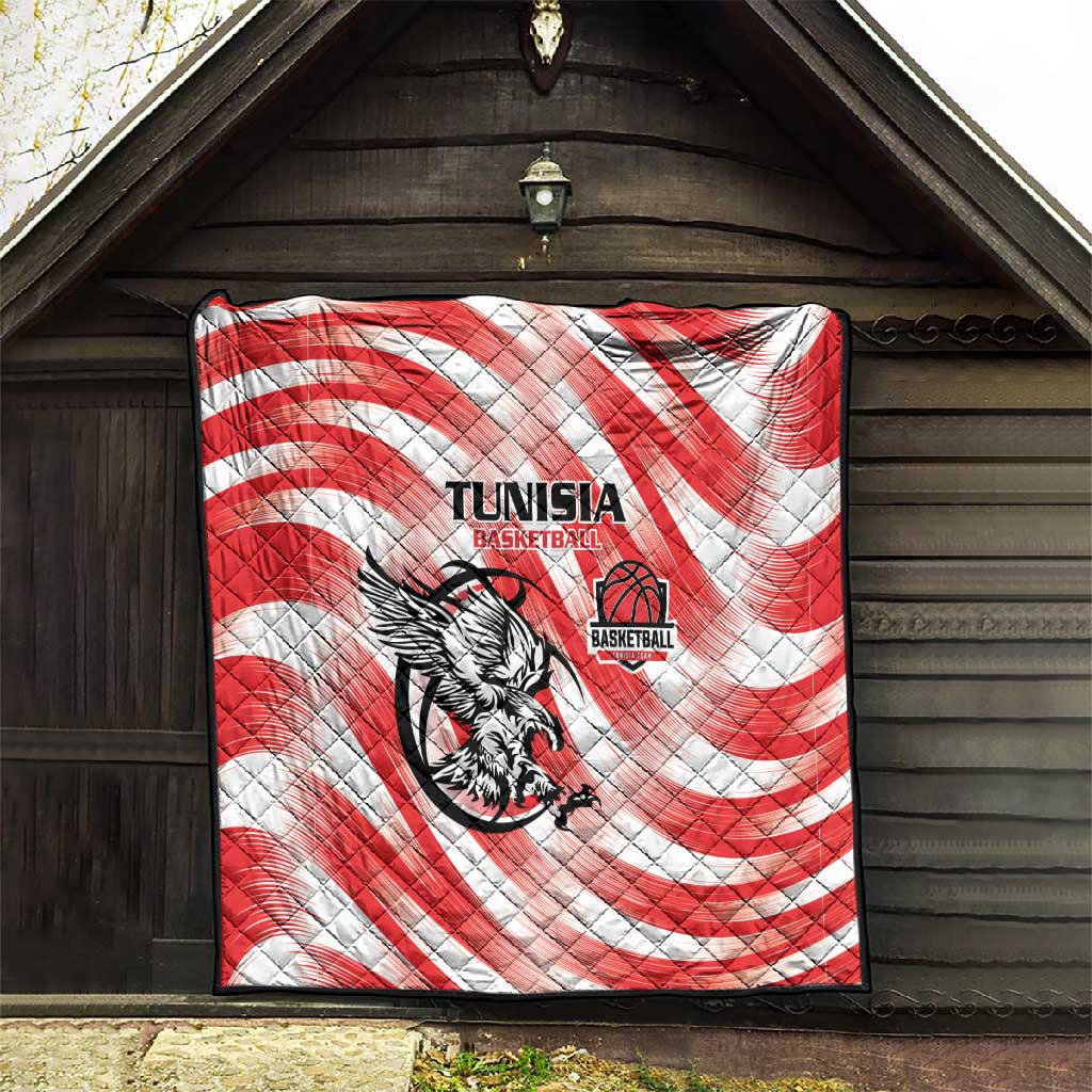 Afro Basketball Tunisia Quilt Go Eagles of Carthage LT15