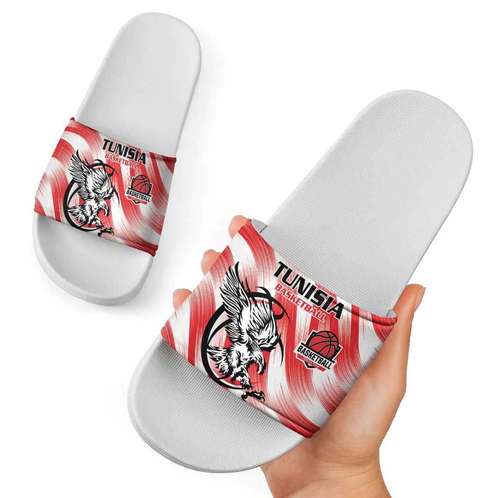 Tunisia Basketball Slide Sandals Go Eagles of Carthage LT15