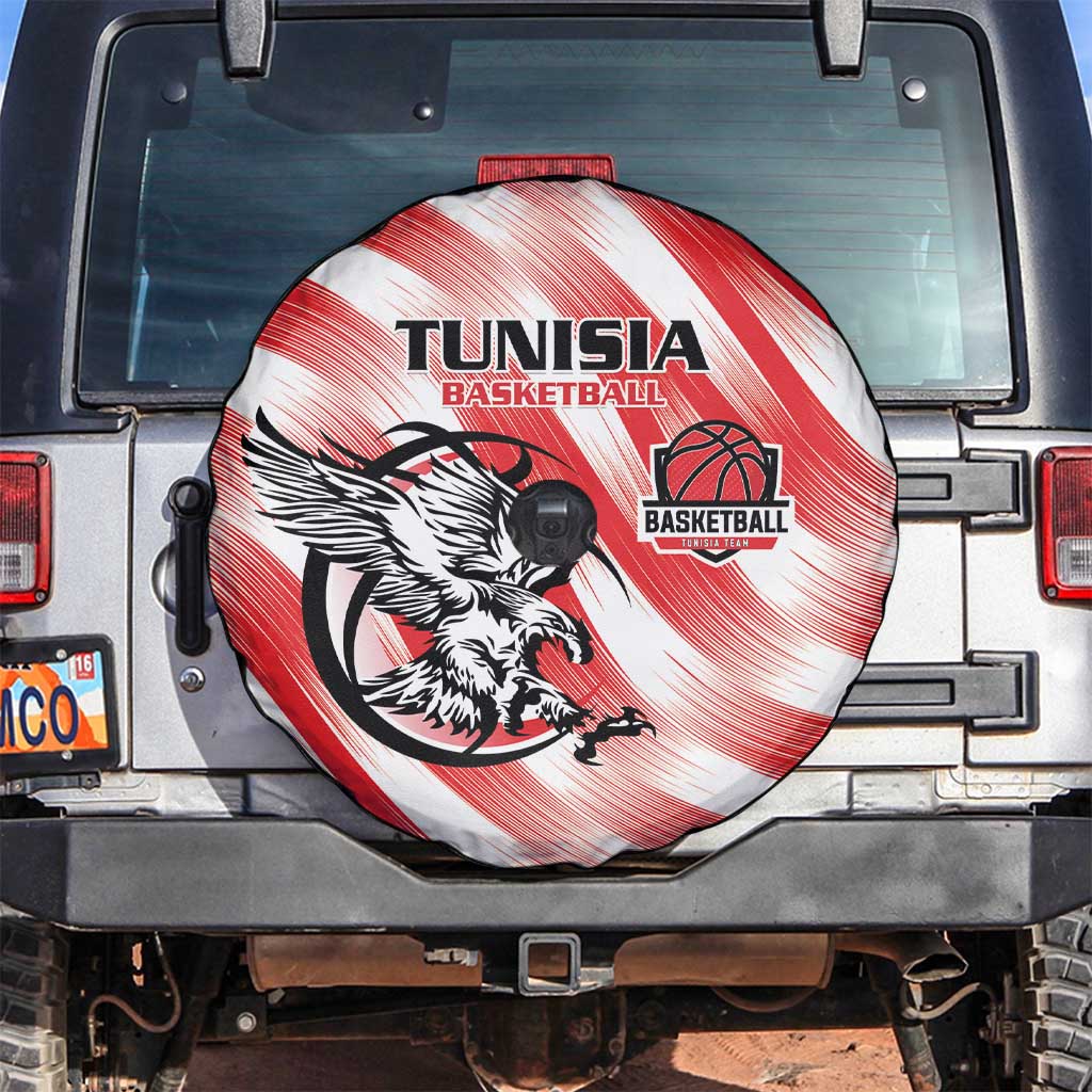Tunisia Basketball Spare Tire Cover Go Eagles of Carthage LT15