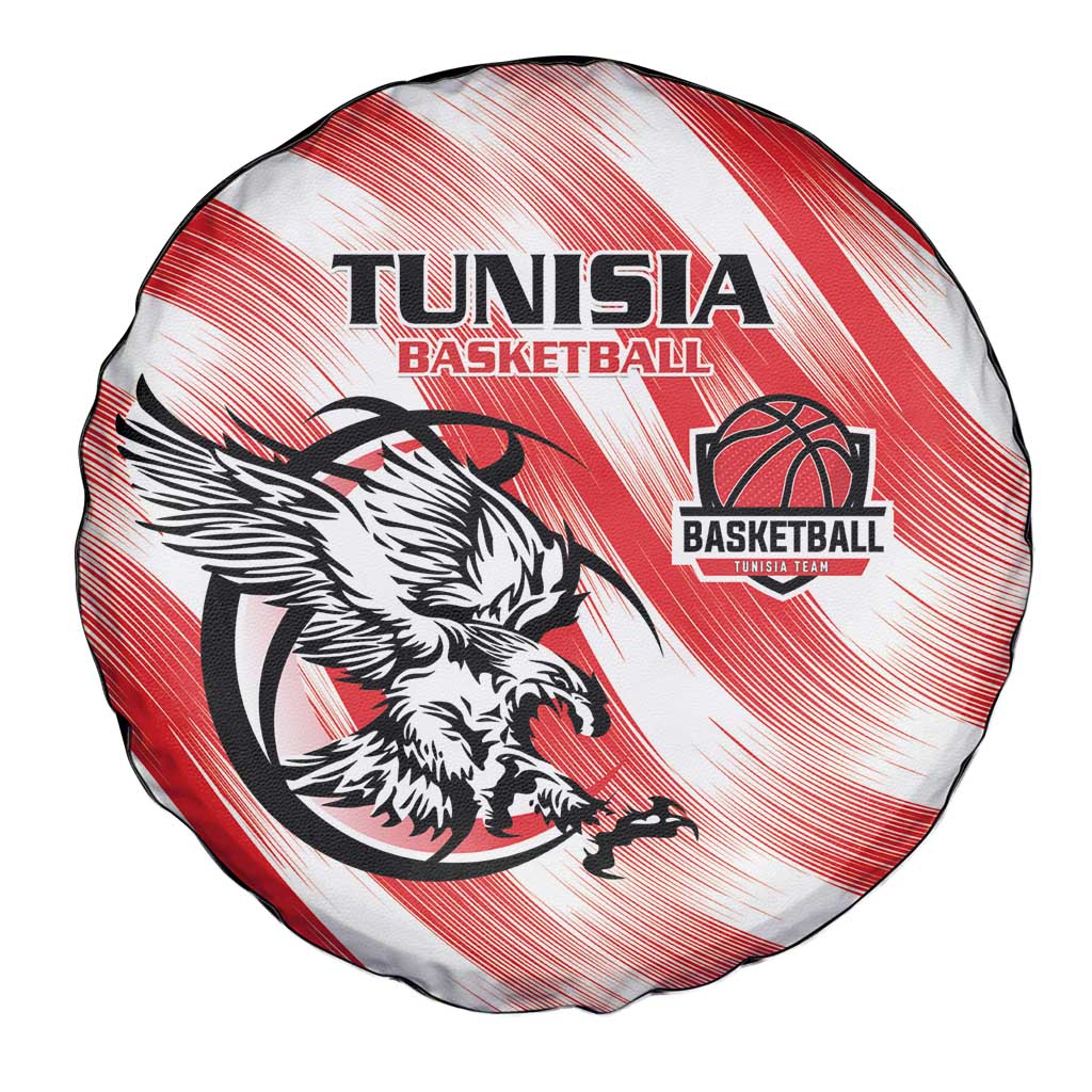 Tunisia Basketball Spare Tire Cover Go Eagles of Carthage LT15