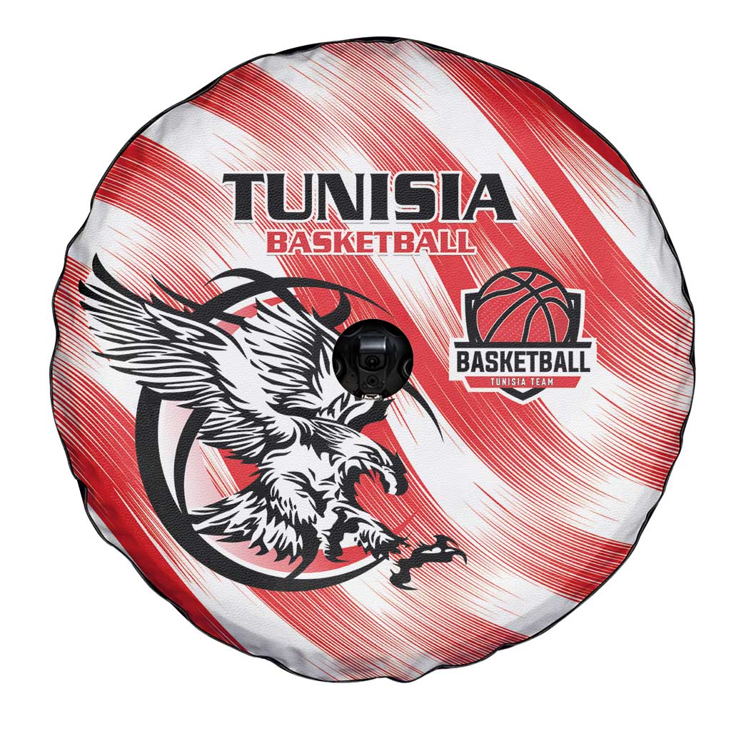 Tunisia Basketball Spare Tire Cover Go Eagles of Carthage LT15