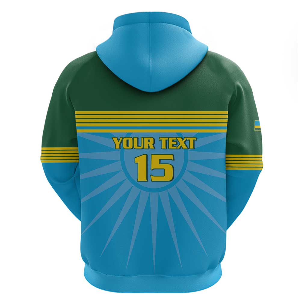 Custom Rwanda Basketball Hoodie Go Champions LT15