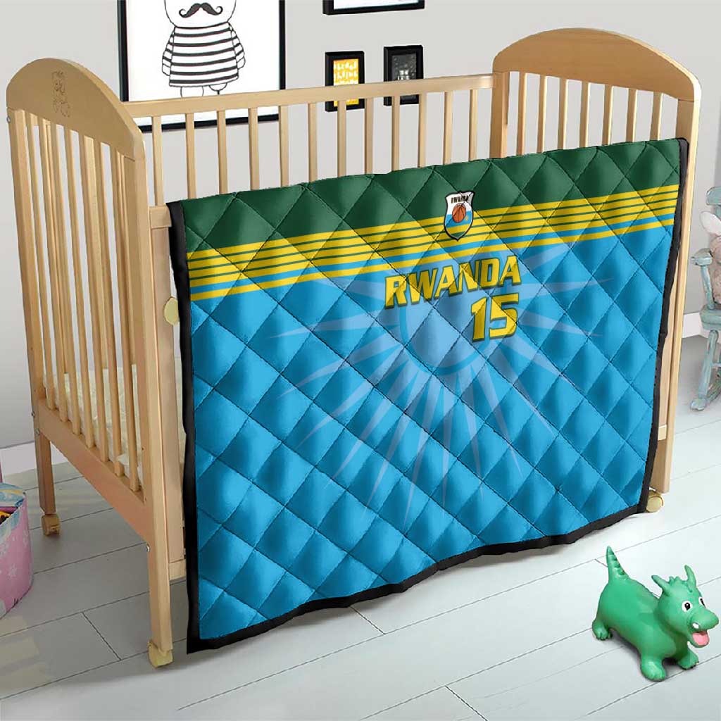 Afro Basketball Rwanda Custom Quilt Go Champions LT15