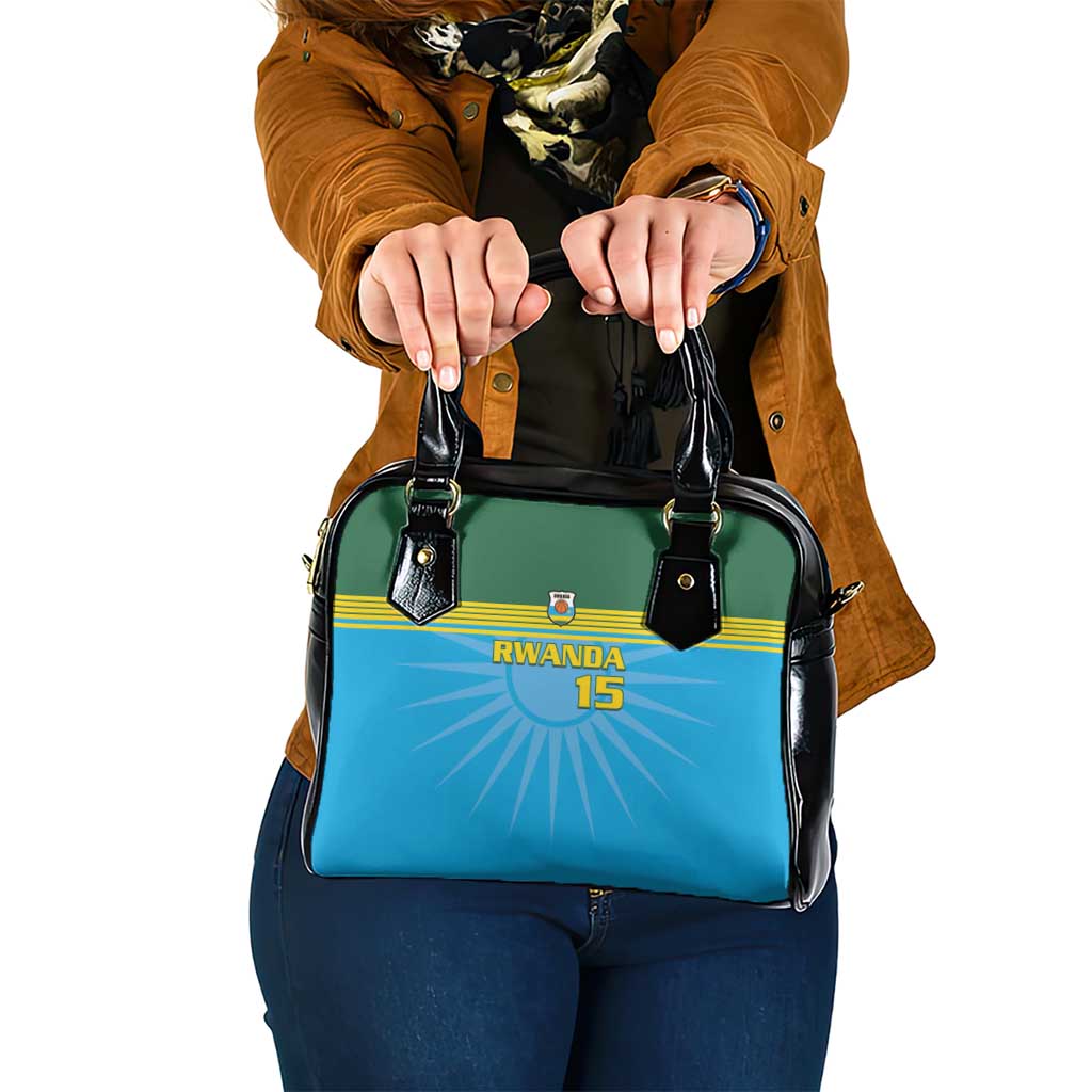 Custom Rwanda Basketball Shoulder Handbag Go Champions LT15