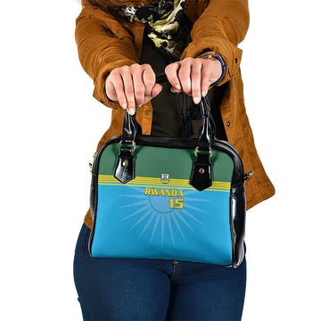 Custom Rwanda Basketball Shoulder Handbag Go Champions LT15
