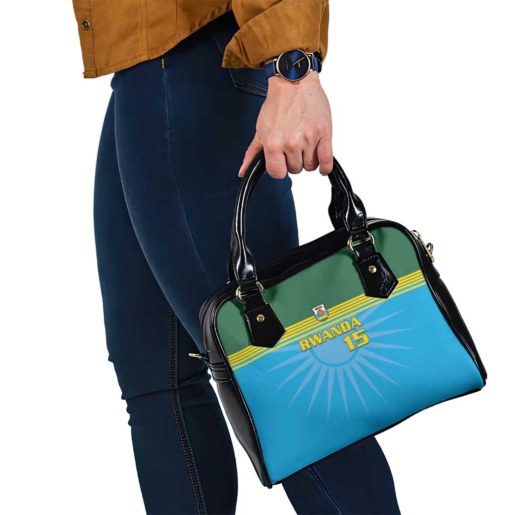 Custom Rwanda Basketball Shoulder Handbag Go Champions LT15