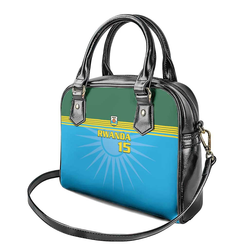Custom Rwanda Basketball Shoulder Handbag Go Champions LT15