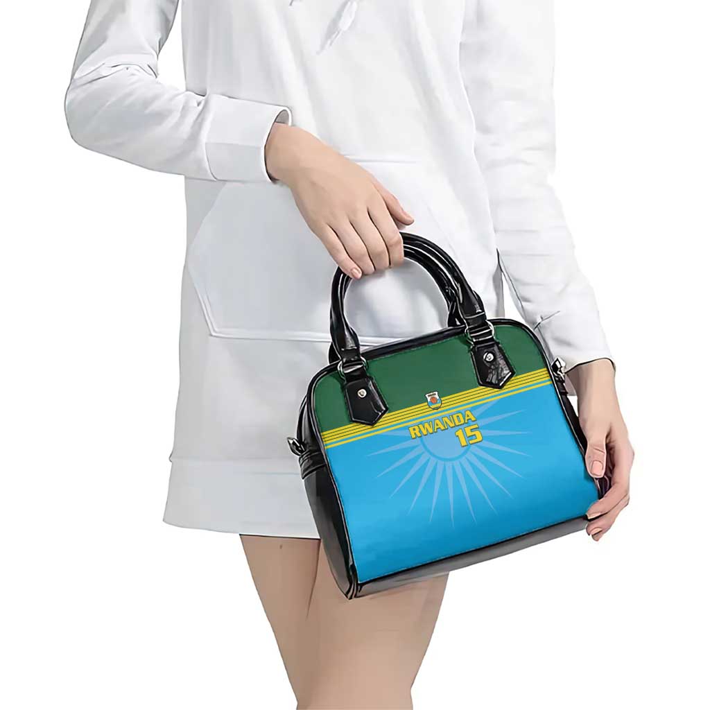 Custom Rwanda Basketball Shoulder Handbag Go Champions LT15