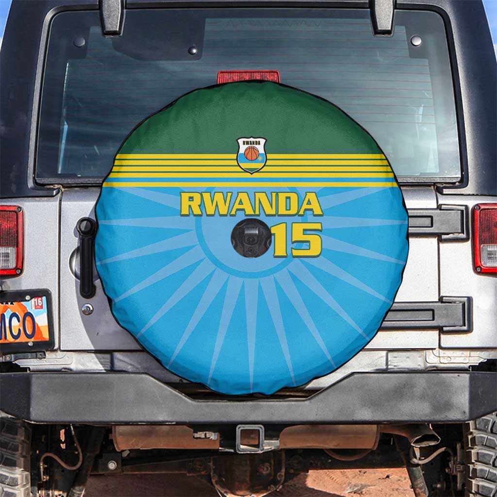 Custom Rwanda Basketball Spare Tire Cover Go Champions LT15