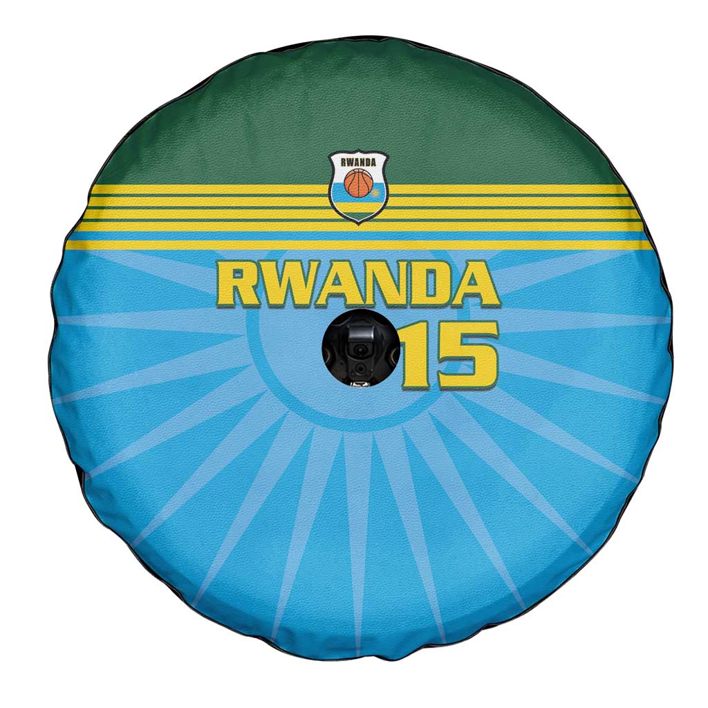 Custom Rwanda Basketball Spare Tire Cover Go Champions LT15