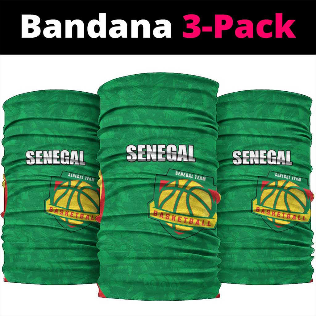 Custom Senegal Basketball Neck Gaiter Go Champions Lions LT15