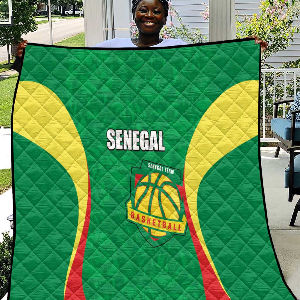 Afro Basketball Senegal Custom Quilt Go Champions Lions LT15