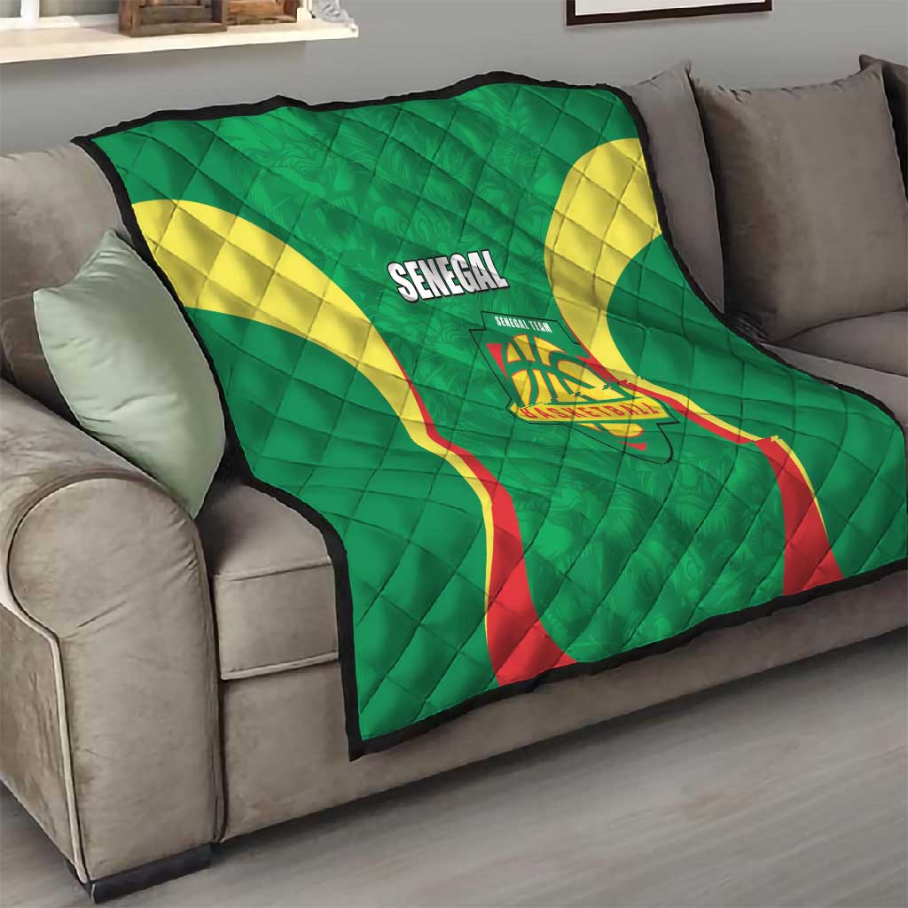 Afro Basketball Senegal Custom Quilt Go Champions Lions LT15
