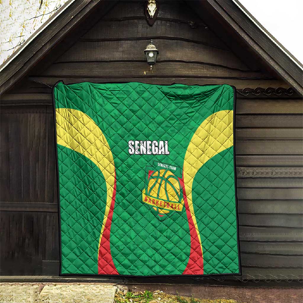 Afro Basketball Senegal Custom Quilt Go Champions Lions LT15