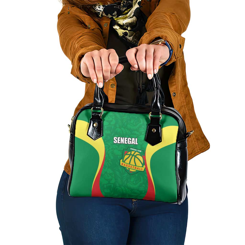 Custom Senegal Basketball Shoulder Handbag Go Champions Lions LT15