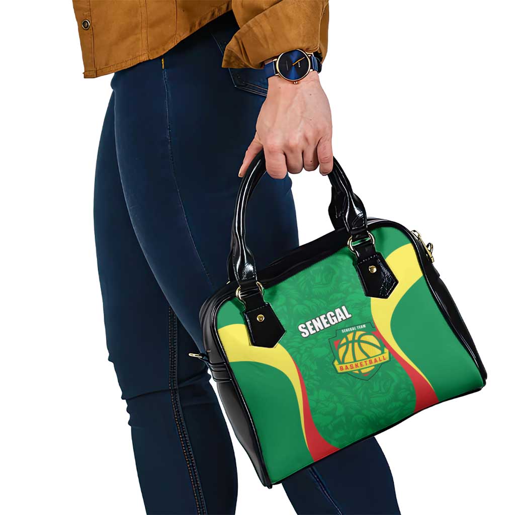 Custom Senegal Basketball Shoulder Handbag Go Champions Lions LT15