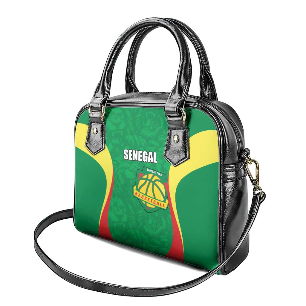 Custom Senegal Basketball Shoulder Handbag Go Champions Lions LT15