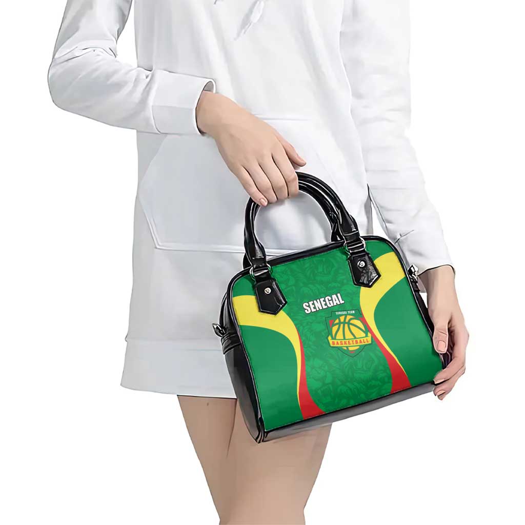 Custom Senegal Basketball Shoulder Handbag Go Champions Lions LT15