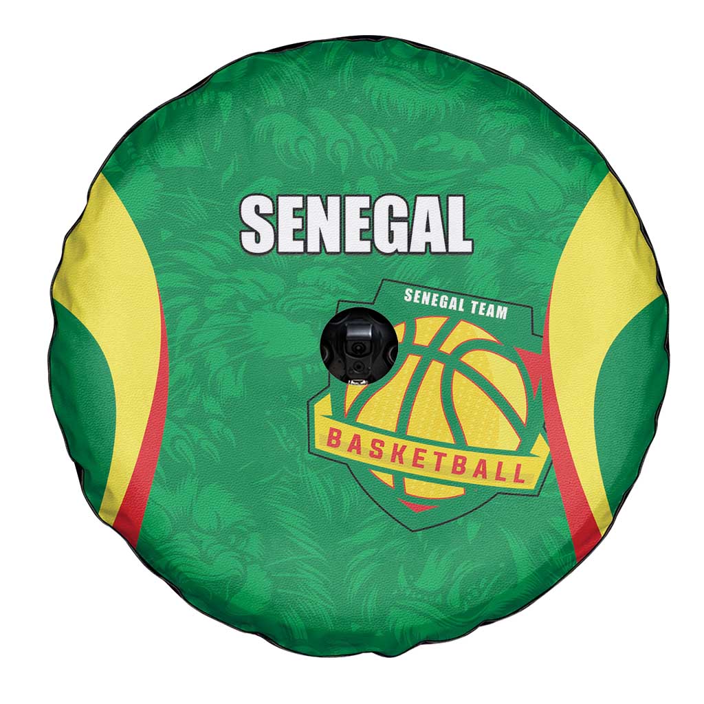 Custom Senegal Basketball Spare Tire Cover Go Champions Lions LT15