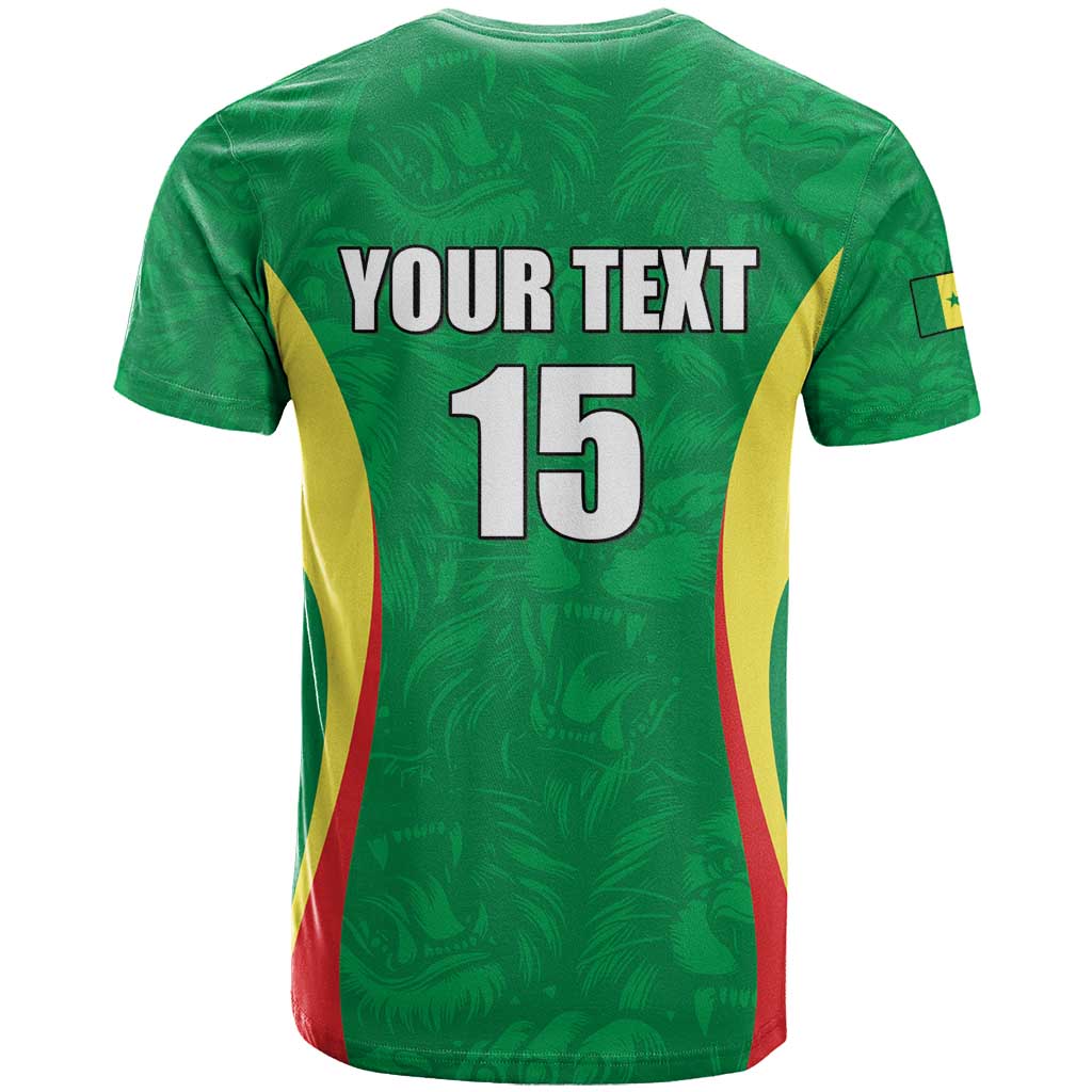 Afro Basketball Senegal Custom T shirt Go Champions Lions LT15