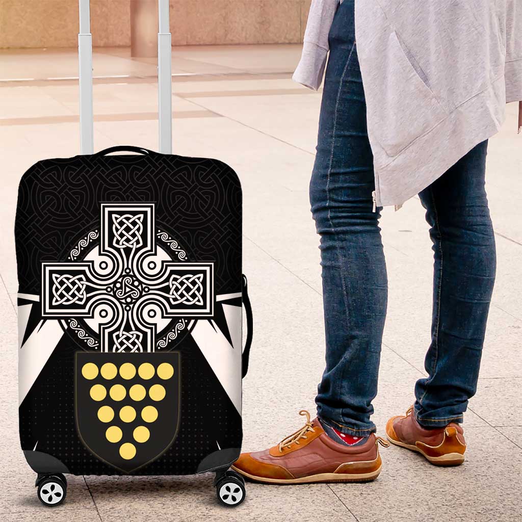 Cornwall Celtic Cross Luggage Cover Coat Of Arms With Celtic Pattern LT15