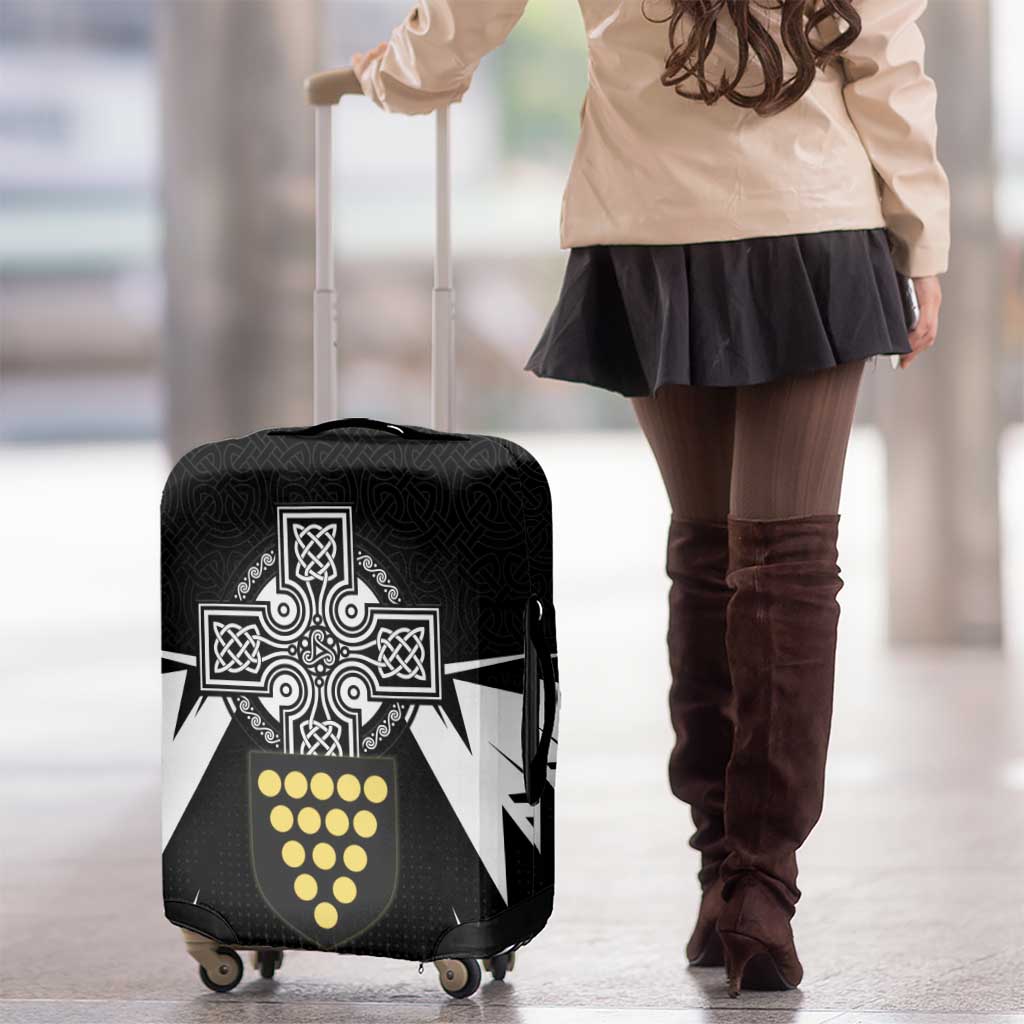 Cornwall Celtic Cross Luggage Cover Coat Of Arms With Celtic Pattern LT15