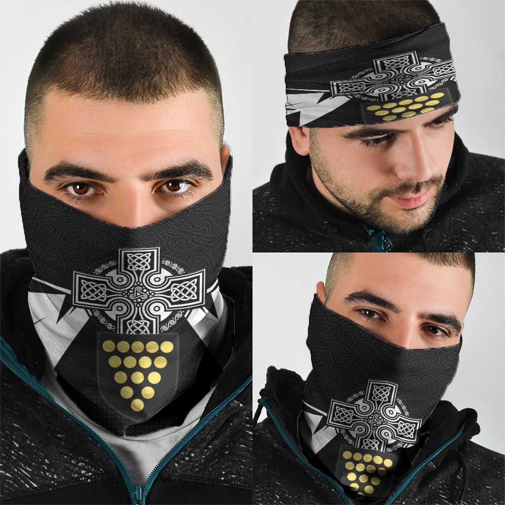 Cornwall Celtic Cross Neck Gaiter Coat Of Arms With Celtic Pattern LT15