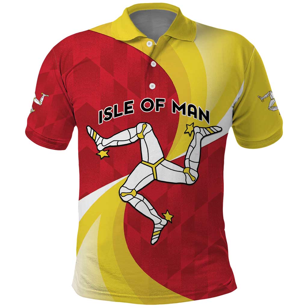 Personalized Isle of Man Polo Shirt Triskele Ny Tree Cassyn LT15