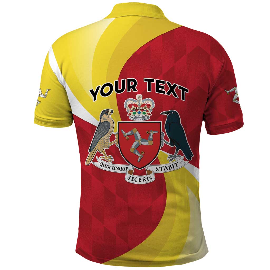 Personalized Isle of Man Polo Shirt Triskele Ny Tree Cassyn LT15
