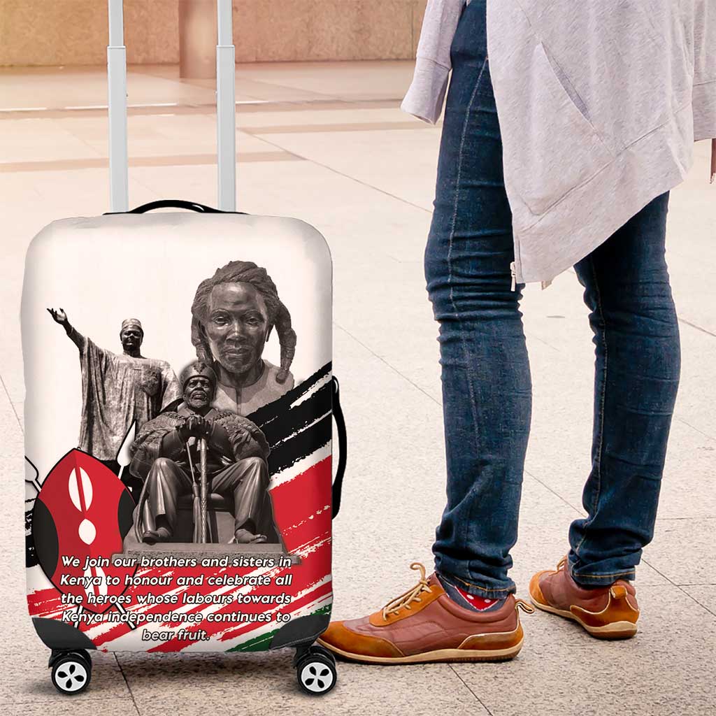 Kenya Mashujaa Day Luggage Cover Kenyan Heroes LT15