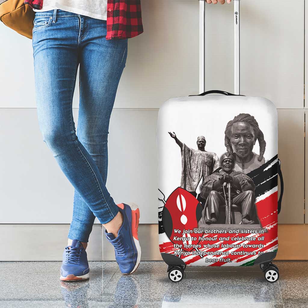 Kenya Mashujaa Day Luggage Cover Kenyan Heroes LT15