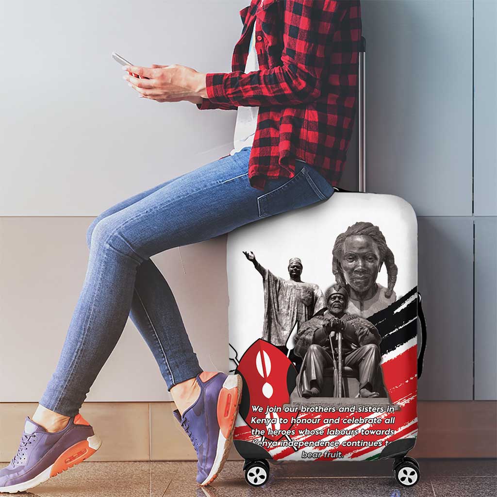 Kenya Mashujaa Day Luggage Cover Kenyan Heroes LT15