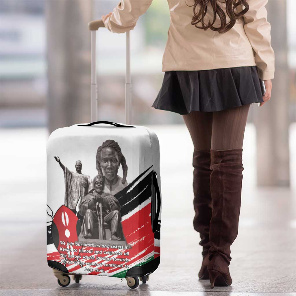 Kenya Mashujaa Day Luggage Cover Kenyan Heroes LT15