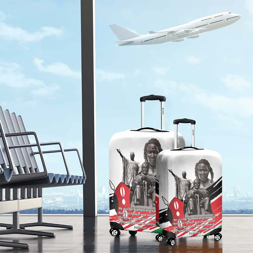 Kenya Mashujaa Day Luggage Cover Kenyan Heroes LT15