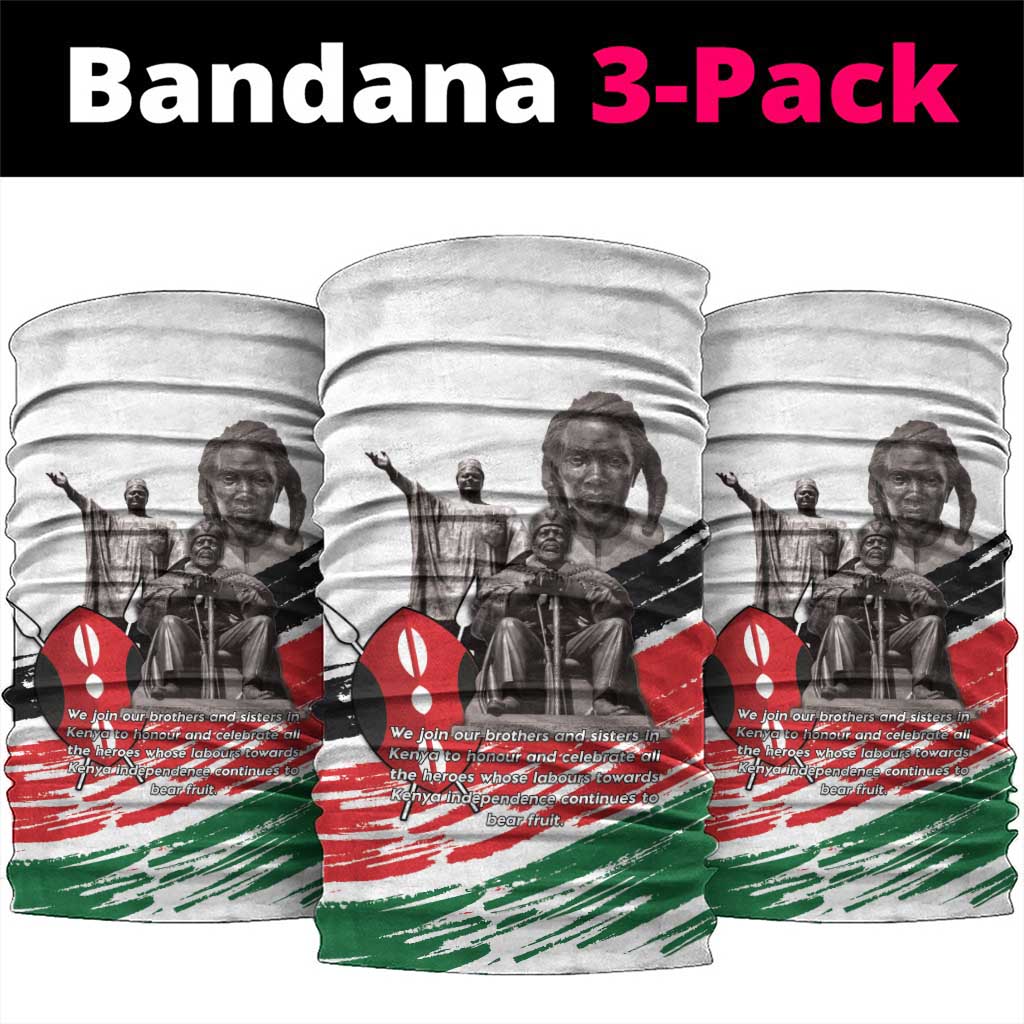 Kenya Mashujaa Day Neck Gaiter Kenyan Heroes LT15