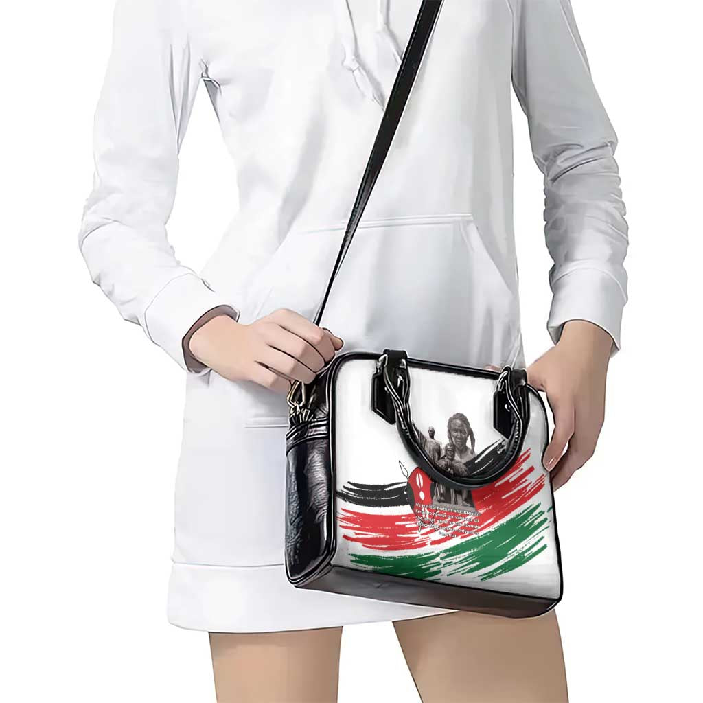 Kenya Mashujaa Day Shoulder Handbag Kenyan Heroes LT15