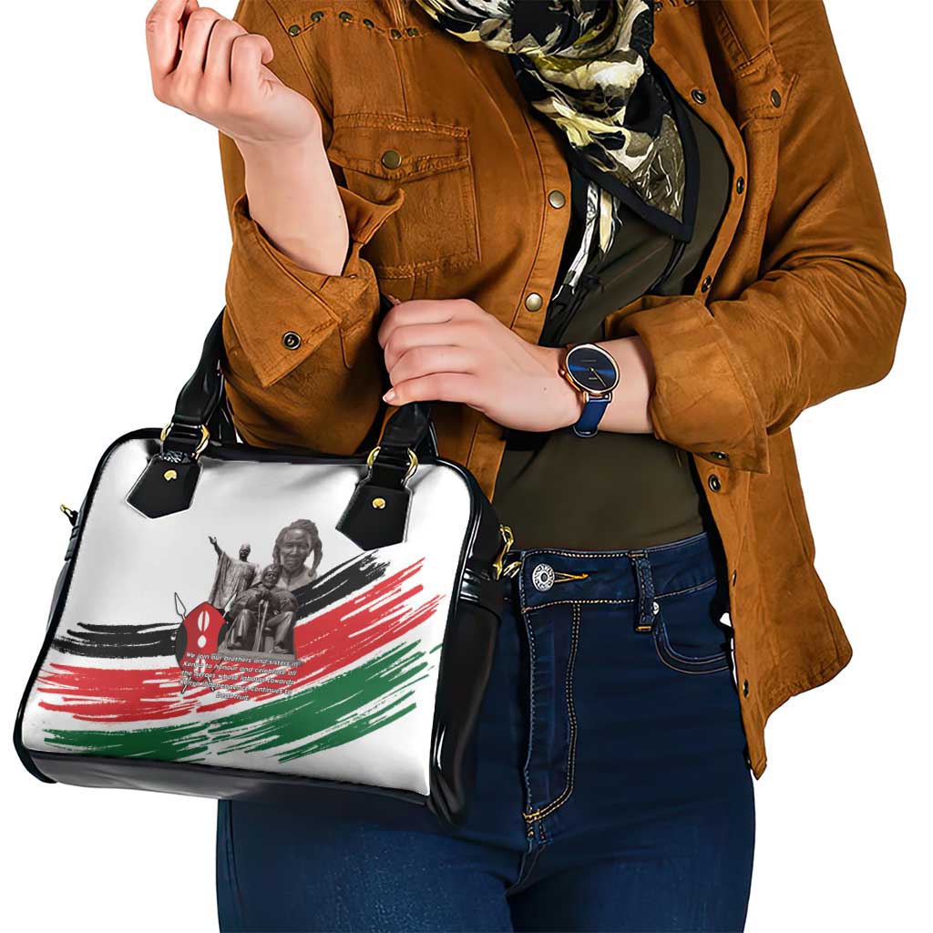 Kenya Mashujaa Day Shoulder Handbag Kenyan Heroes LT15