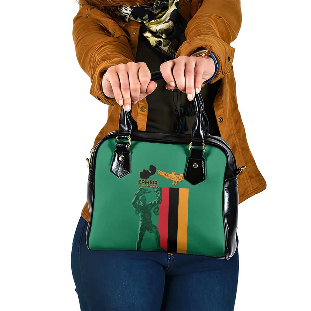 Zambia Independence Day Shoulder Handbag Lusaka Freedom Statue LT15