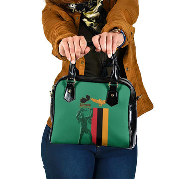 Zambia Independence Day Shoulder Handbag Lusaka Freedom Statue LT15