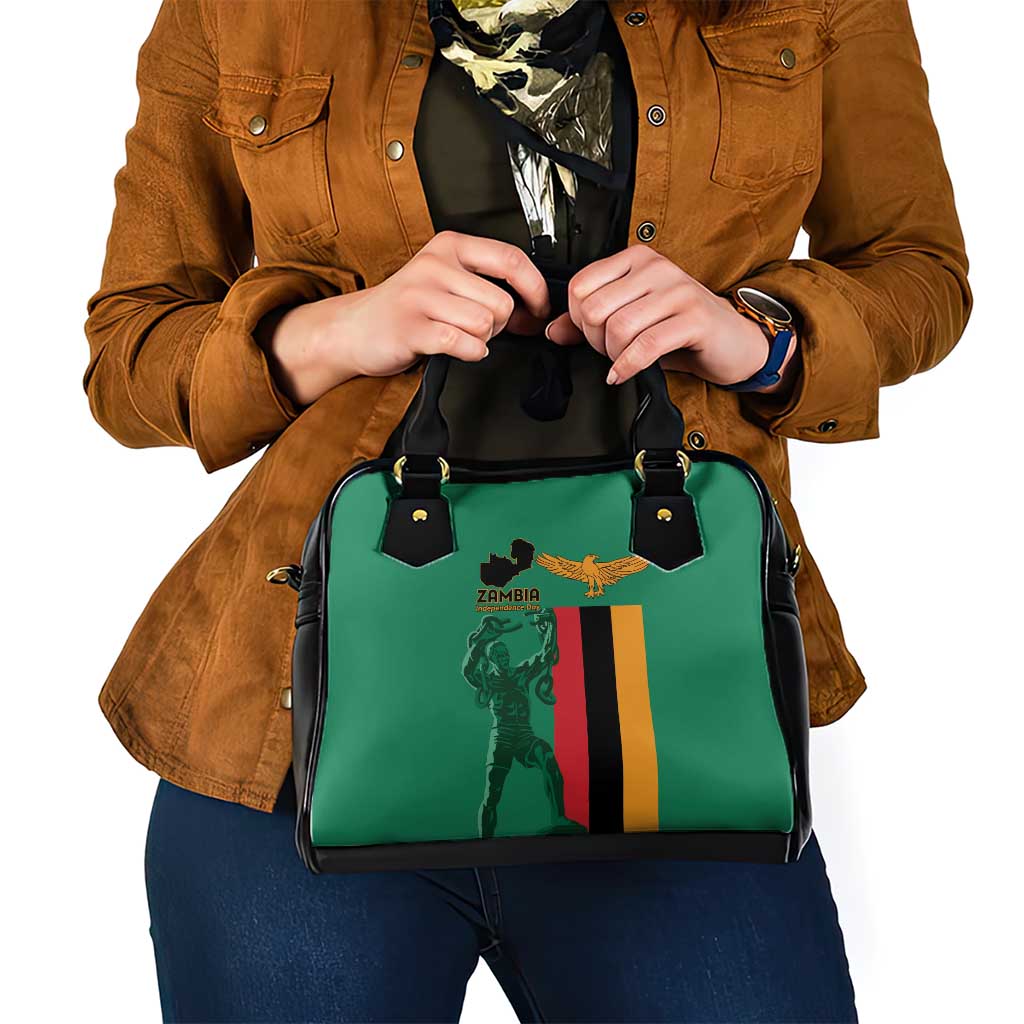 Zambia Independence Day Shoulder Handbag Lusaka Freedom Statue LT15
