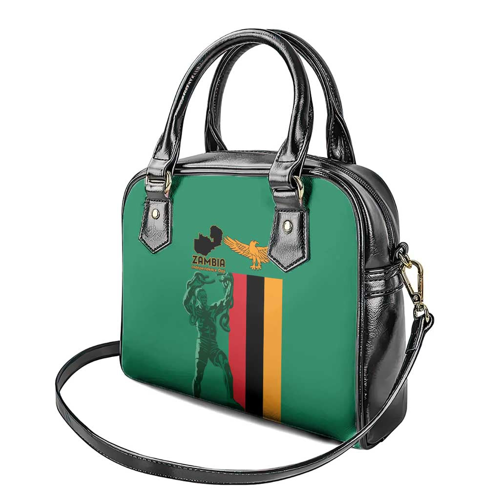 Zambia Independence Day Shoulder Handbag Lusaka Freedom Statue LT15