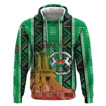 Personalized Burkina Faso Martyrs Day Hoodie Monument des Heros Nationaux LT15