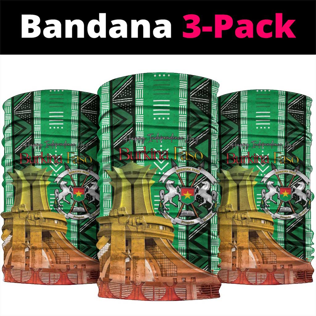 Burkina Faso Martyrs Day Neck Gaiter Monument des Heros Nationaux LT15