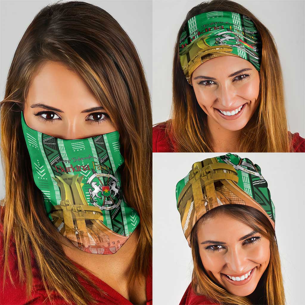 Burkina Faso Martyrs Day Neck Gaiter Monument des Heros Nationaux LT15