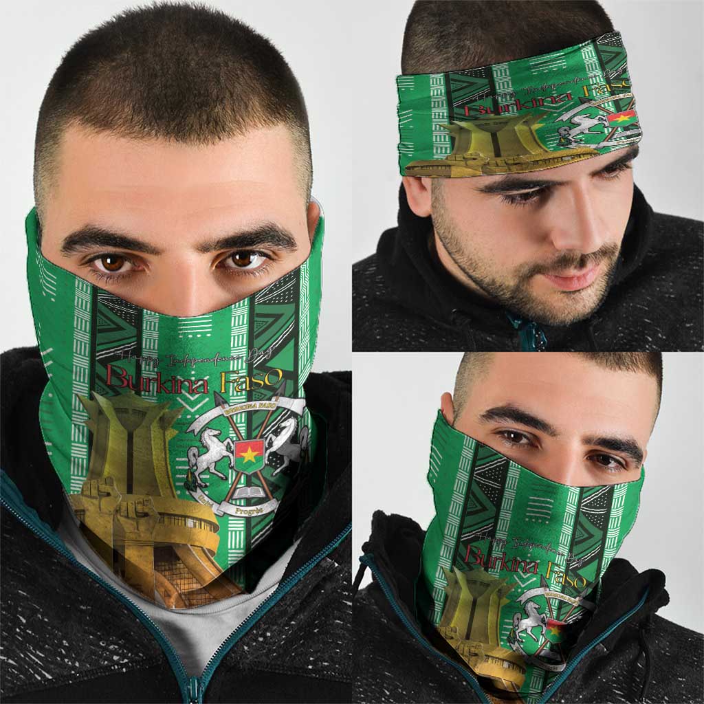 Burkina Faso Martyrs Day Neck Gaiter Monument des Heros Nationaux LT15