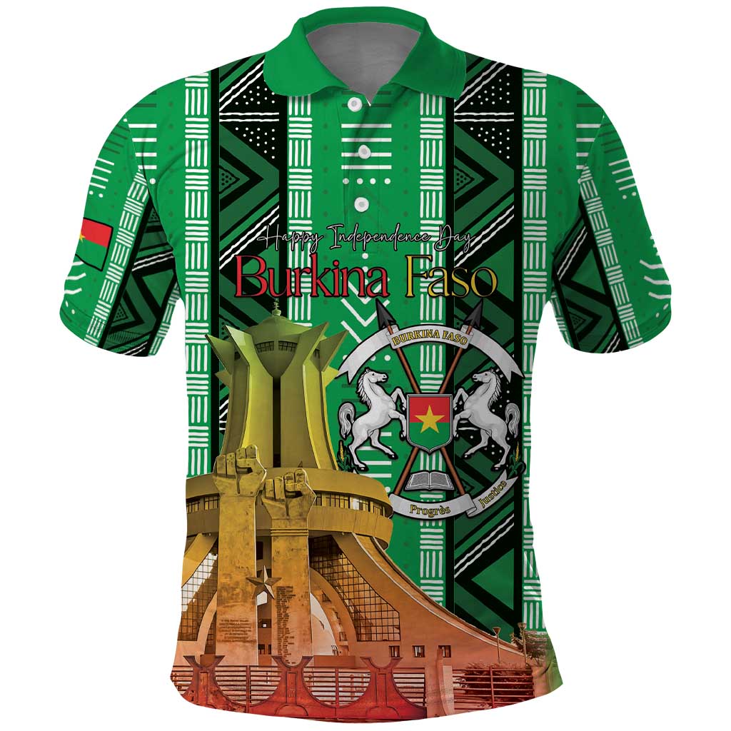 Personalized Burkina Faso Martyrs Day Polo Shirt Monument des Heros Nationaux LT15